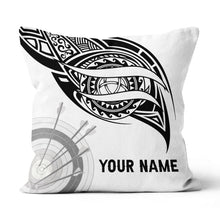 Load image into Gallery viewer, Custom Black White Archery Target Pillow, Archery Throw Pillows Gifts TDM0796