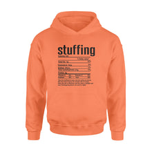 Load image into Gallery viewer, Stuffing nutritional facts happy thanksgiving funny shirts - Standard Hoodie