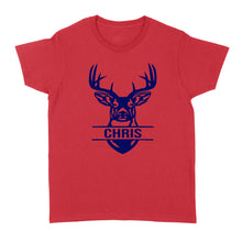 Load image into Gallery viewer, Deer hunting Deer Head custom name T-shirt, Hoodie, Long sleeve - FSD1209