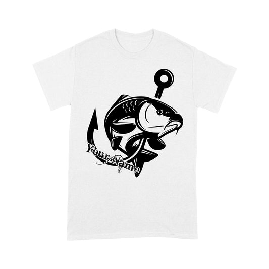 Carp fishing tattoos Customize name T-shirt, personalized fishing gifts for fisherman - NQS1208
