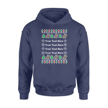 Load image into Gallery viewer, Personalized Ugly Christmas Any Text Funny Christmas Hoodie - FSD981