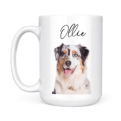 Personalized dog mug Custom dog's Name and photo Gifts for dog lovers dog mom gifts - FSD1316D08