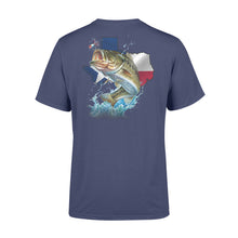 Load image into Gallery viewer, Bass season Texas bass fishing - Standard T-shirt