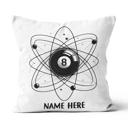 8 Ball Pool Funny Pillows Custom Adjustable Pillow For Billiard Lovers TDM0850