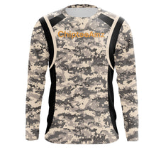 Load image into Gallery viewer, Chipteeamz Fishing Camo UV Protection Shirt for Men, Women and Kid, Fishing gift TMTS066