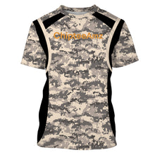 Load image into Gallery viewer, Chipteeamz Fishing Camo UV Protection Shirt for Men, Women and Kid, Fishing gift TMTS066