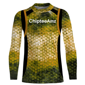 Chipteeamz Fishing Scales Camo UV Protection Shirt for Men, Women and Kid, Fishing gift TMTS068