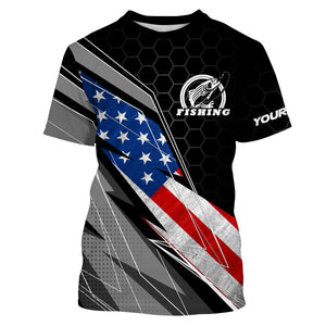 Personalized Fishing Jerseys American Flag UV Custom Long Sleeves Patriotic Fishing Apparel Gifts TTN83
