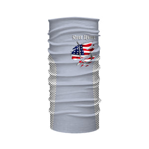 American Flag Fish Hook Custom UV Protection Long Sleeve performance Fishing Shirts TTN71