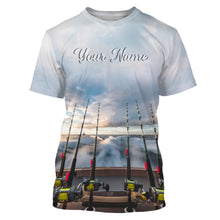 Load image into Gallery viewer, Summer Men’s T-Shirt 3D Fishing Pattern Custom Long Sleeves For Fishing Enthusiast TTN66