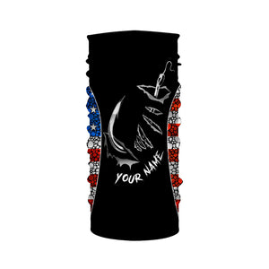 American Flag 3D Fish hook Customize UV Protection Long sleeve performance Patriot Fishing Shirts TTN50