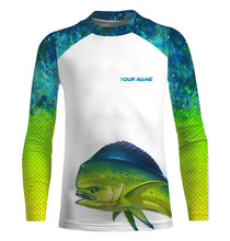 Load image into Gallery viewer, Mahi Mahi Fishing Scales UV protection quick dry customize name gift for Fishing lovers TTN51