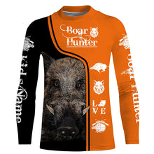 Load image into Gallery viewer, Wild Boar hunting Custom Name 3D All over print shirts - personalized hunting gift - TTV83