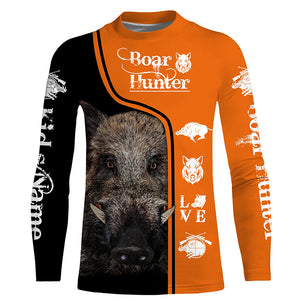 Wild Boar hunting Custom Name 3D All over print shirts - personalized hunting gift - TTV83