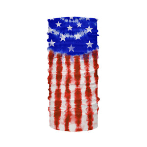 Custom Tie dye American Flag Fishing Shirts, USA Patriotic Fishing gifts UV Protection TTV89