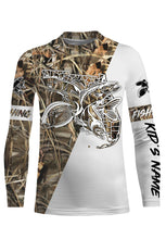 Load image into Gallery viewer, Florida slam: Flounder, Redfish, Sea Trout, Snook Personalized fishing tattoo camo all-over print shirt FSA30