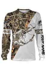 Load image into Gallery viewer, Brook Trout Personalized fishing tattoo camo all-over print long sleeve, T-shirt, Hoodie, Zip up hoodie - FSA27