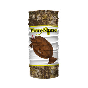 Flounder fishing camo custom name with funny Flounder angry ChipteeAmz's art UV protection shirts AT019