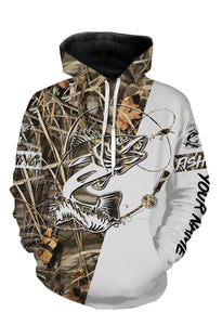 Personalized walleye fishing tattoo full printing shirt, long sleeve, hoodie, zip up - TATS1