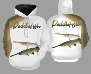 Paddlefish fishing full printing