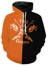Load image into Gallery viewer, Fish reaper halloween style full printing shirt