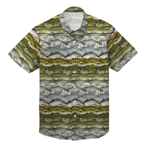 Bass fishing collection Hawaiian 3D All over printed shirts TAHT13
