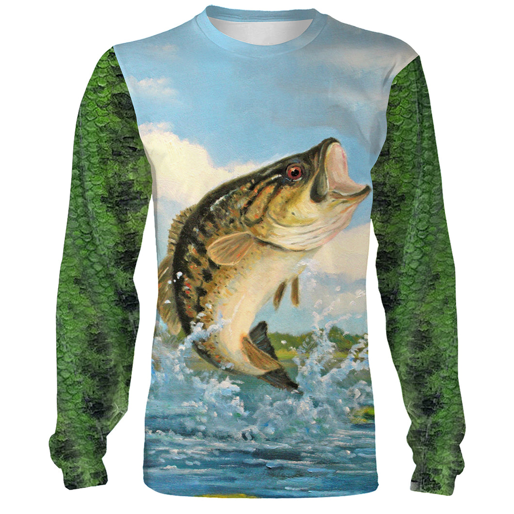 Bass Fishing 3D All Over Printed Shirts Personalized Gift TATS156