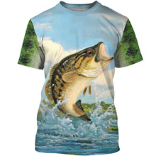 Load image into Gallery viewer, Bass Fishing 3D All Over Printed Shirts Personalized Gift TATS156