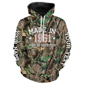Camo hunting custom name, years, text 3D All Over print shirts personalized gift TATS175