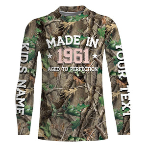 Camo hunting custom name, years, text 3D All Over print shirts personalized gift TATS175