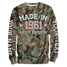Load image into Gallery viewer, Camo hunting custom name, years, text 3D All Over print shirts personalized gift TATS175
