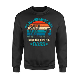 Bass fishing funny fishing shirts A242