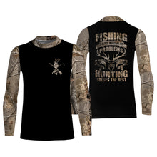 Load image into Gallery viewer, Hunting and fishing solves my problem camouflage all over print shirts TATS187