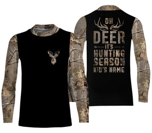 Oh deer, it's hunting season custom name all over print shirts personalized gift