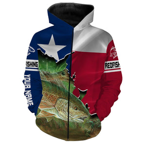 Redfish Texas Custom name 3D All over print shirts - personalized gift TATS149