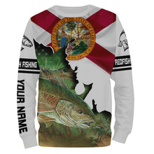 Load image into Gallery viewer, Redfish Florida Custom name 3D All over print shirts - personalized gift TATS150