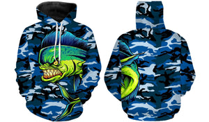 Mahi mahi fishing camo long sleeves shirt For Men And Women TATS83