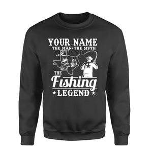 Texas fisherman - the man - the myth - the legend fishing shirts A237