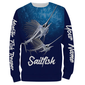 Sailfish Monster Fish Reaper Custome Name All Over Printed Shirts Personalize Gift TATS87