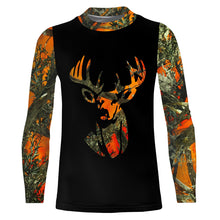 Load image into Gallery viewer, Buck whitetails orange camo all over print shirts TATS185