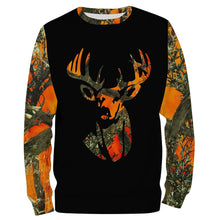 Load image into Gallery viewer, Buck whitetails orange camo all over print shirts TATS185