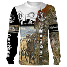 Load image into Gallery viewer, Bighorn Sheep Hunting Customize name 3D All over print shirts personalized gift TATS159
