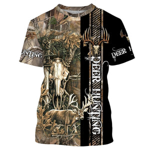 Beautiful Deer hunting 3D All over print Shirts, face shield - Personalized hunting gift for deer hunters