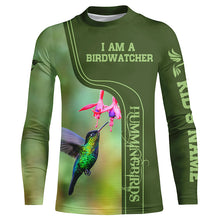 Load image into Gallery viewer, Personalized hummingbirds shirt custom name gift for birdwatcher A7