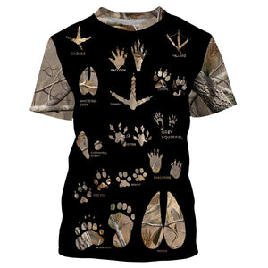 Animal tracks camouflage all over print shirts TATS189