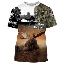 Load image into Gallery viewer, Bow Hunting Moose Custome Name 3D All Over Printed Shirts Personalized gift TATS143