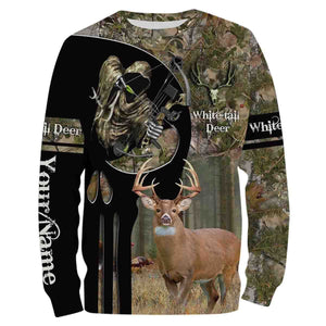 Bow Hunting Whitetails Deer Custome Name 3D All Over Printed Shirts Personalized Gift TATS144