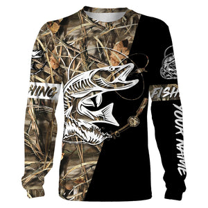 Personalized musky fishing tattoo full printing shirt, long sleeve, hoodie, zip up - TATS16