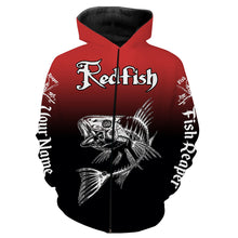 Load image into Gallery viewer, Redfish Puppy Drum Fishing Custom Name Shirts Personalized Gift TATS93