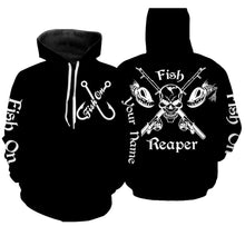 Load image into Gallery viewer, Fish Reaper Custom Name 3D All Over Printed Fishing Shirts TATS98
